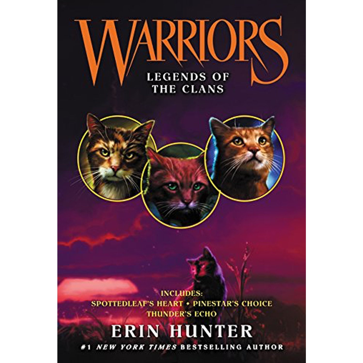 Erin Hunter Warriors Book Lot Original Series Set 7 Books of